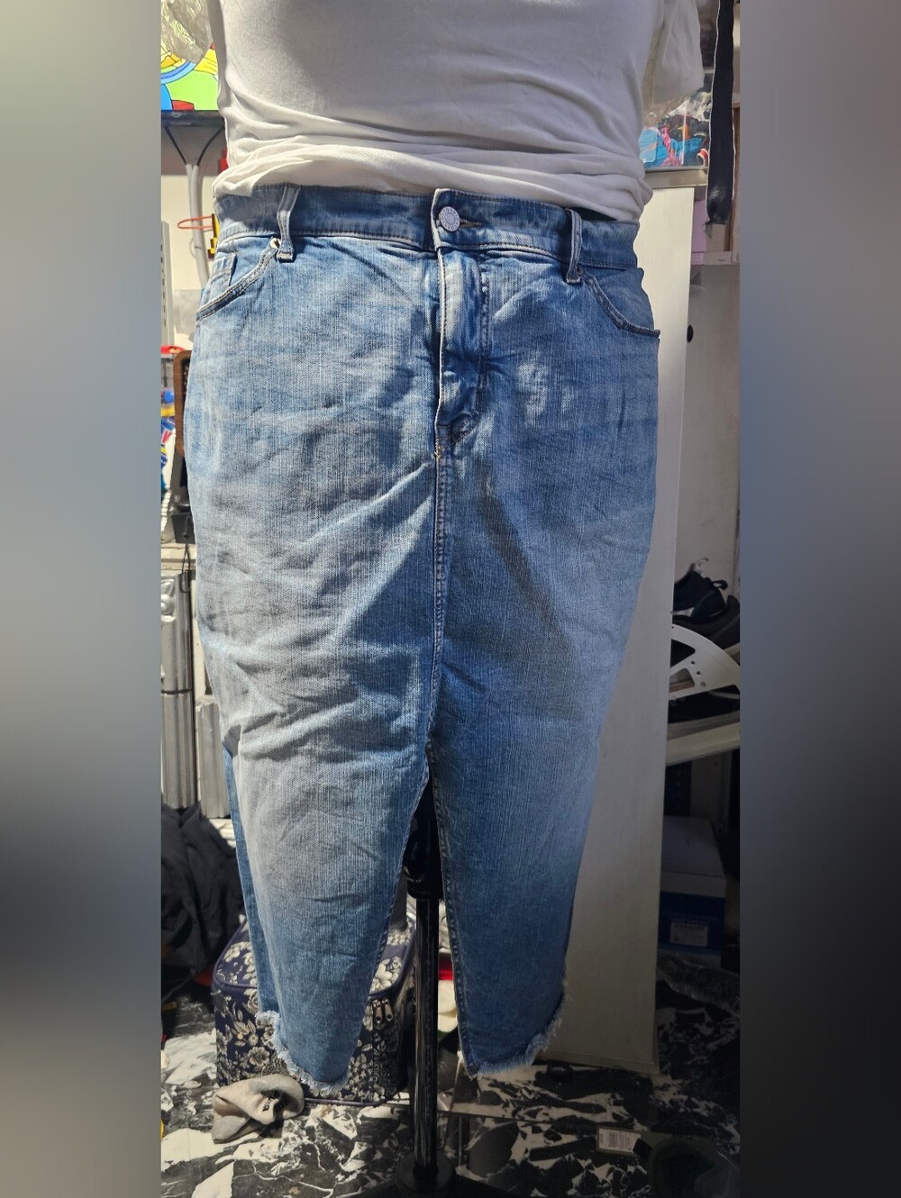 torrid Men's Light Blue Slim Straight Denim Jeans